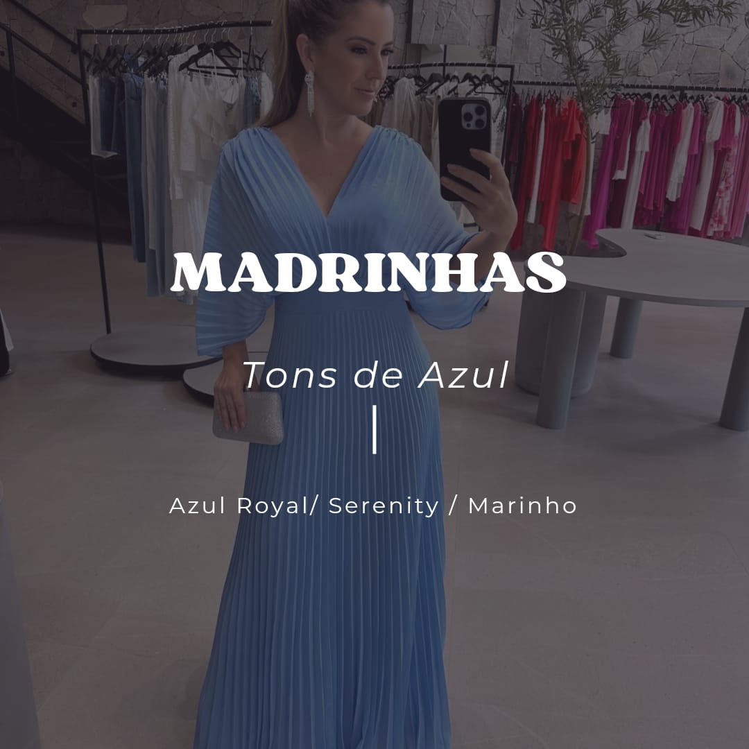 Madrinhas Tons de Azul